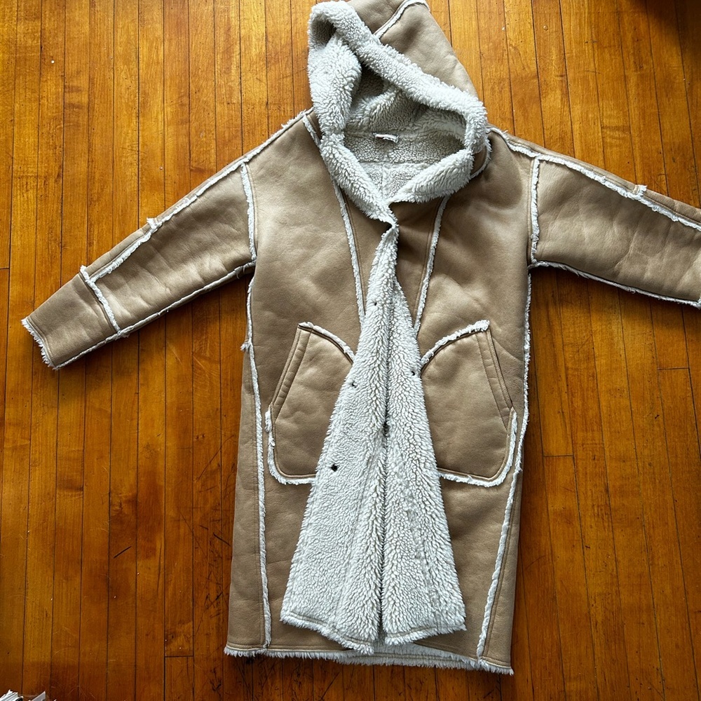 Pilcro Sherpa Coat (Anthropologie)